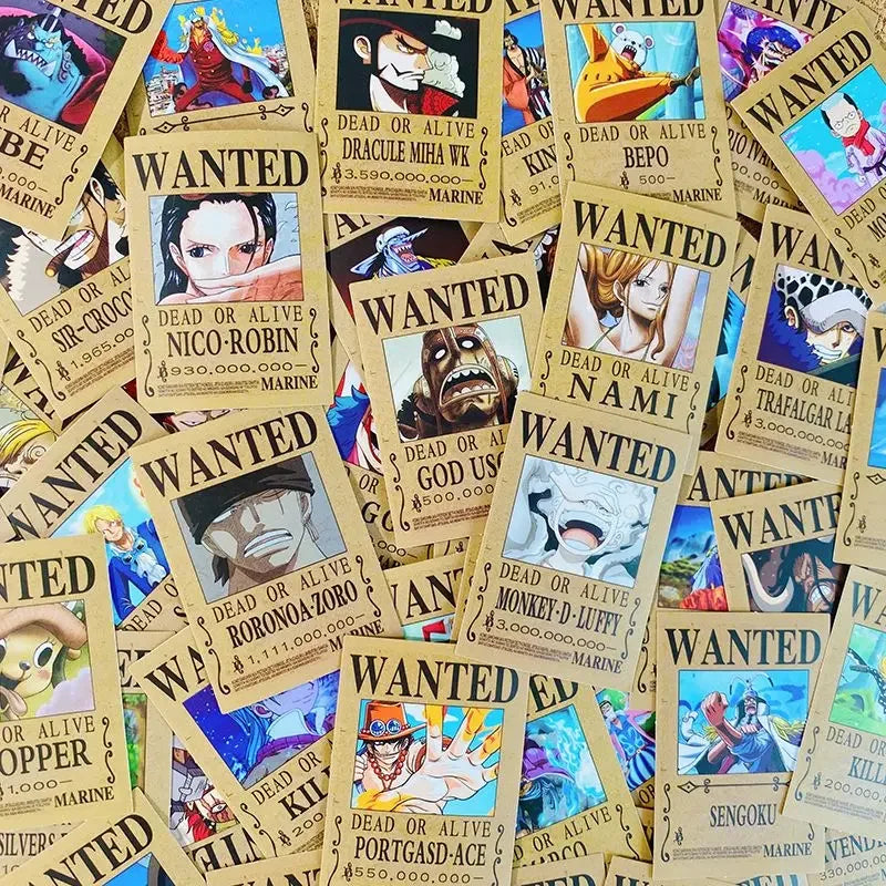 53 Pcs One Piece Stickers