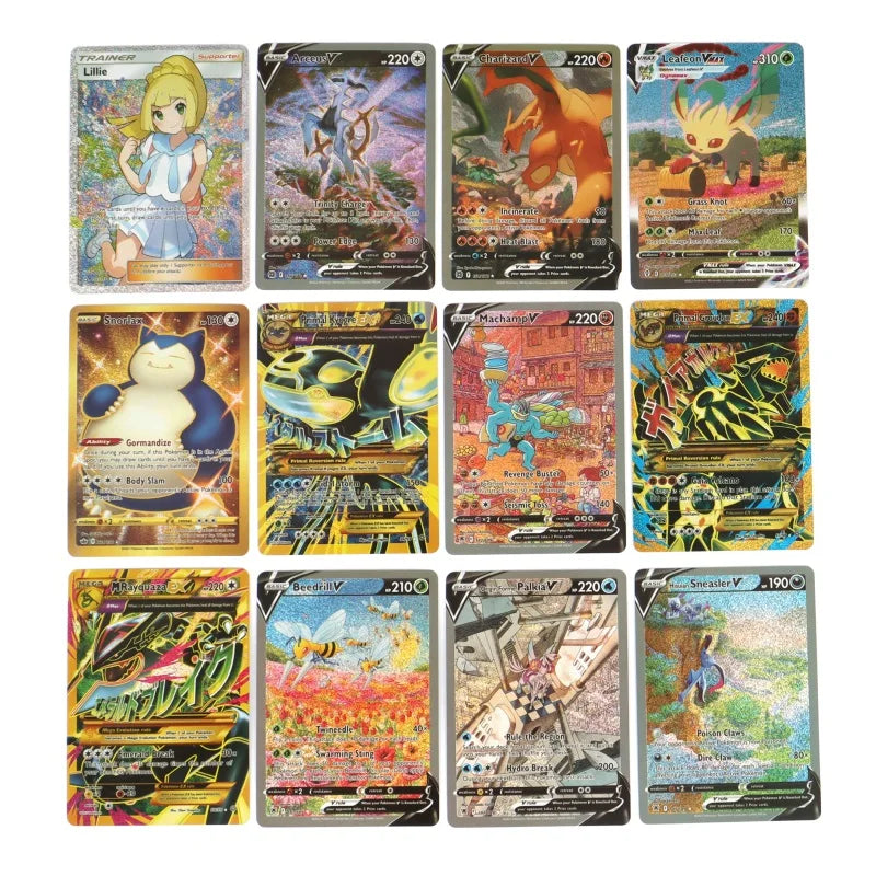 60-100Pcs Pokemon Cards