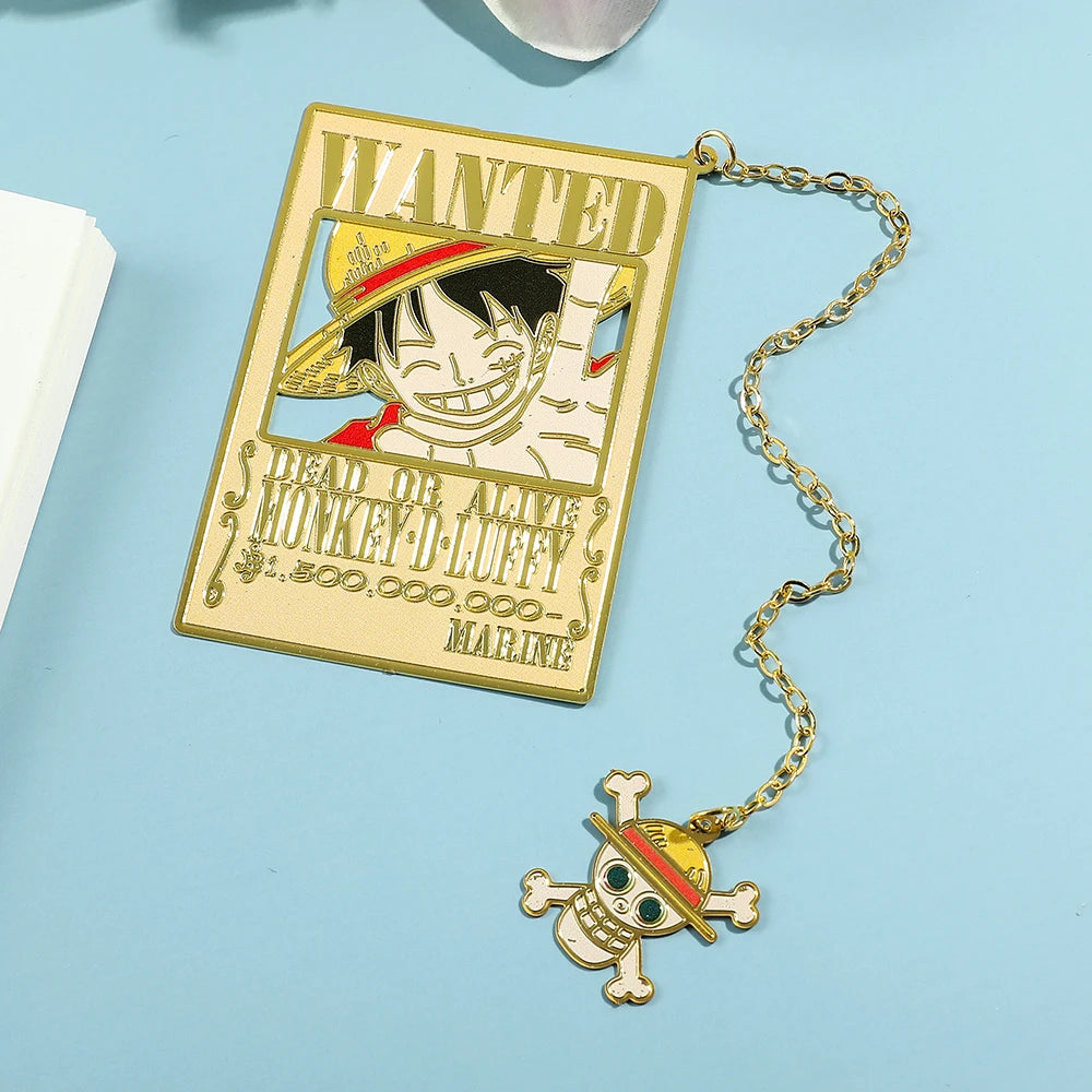 One Piece Metal Bookmarks