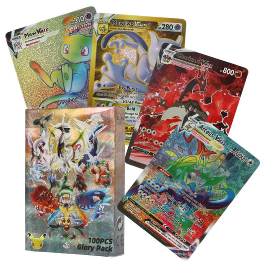 60-100Pcs Pokemon Cards