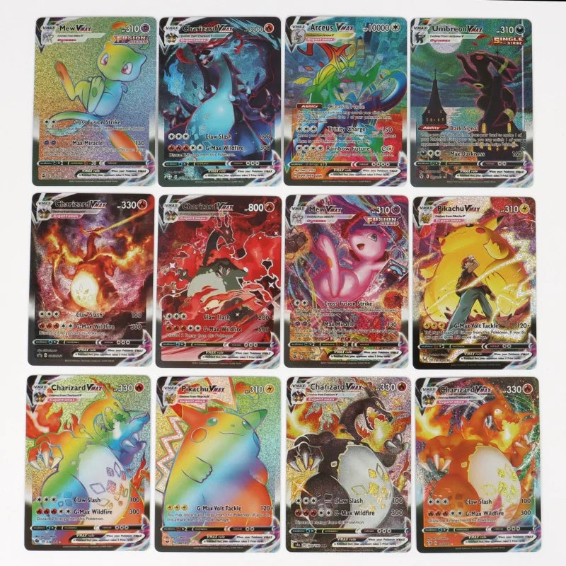 60-100Pcs Pokemon Cards