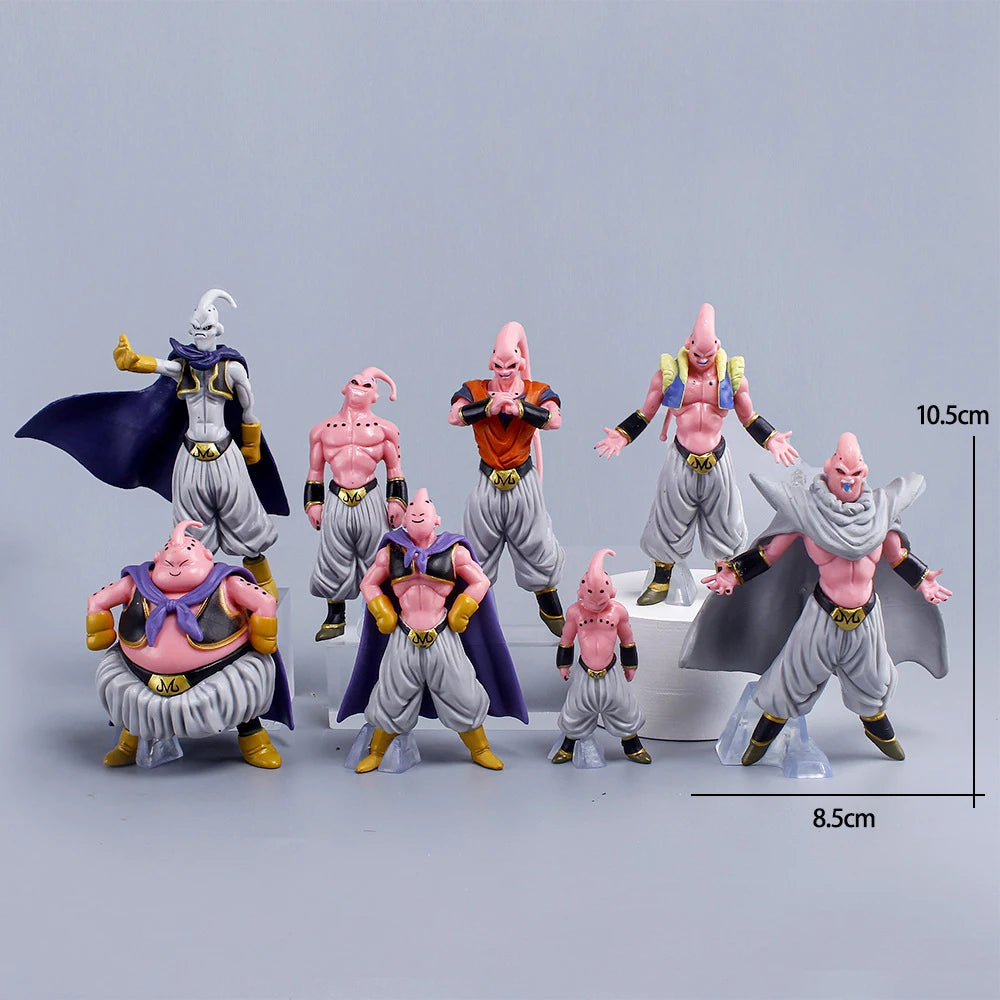 8 pcs Majin Buu Dragon Ball Z Figurines